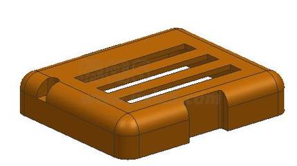 散熱器盒蓋塑膠模具設(shè)計(jì)與CAD圖紙說明書